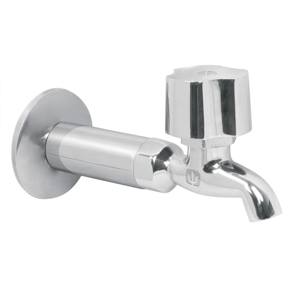 Llave para fregadero con niple y chapetón
