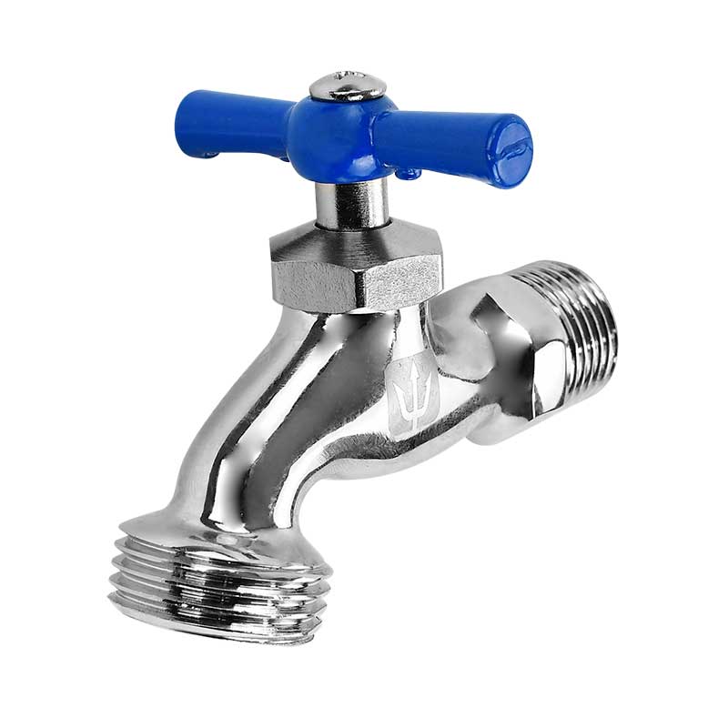 Llave para manguera cromada de 1/2"  