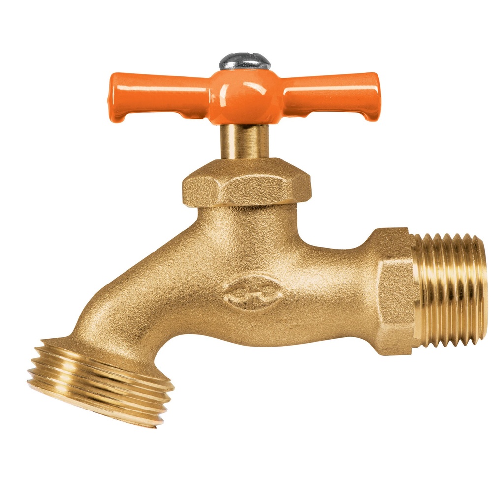 Llave para manguera de latón de 1/2" truper