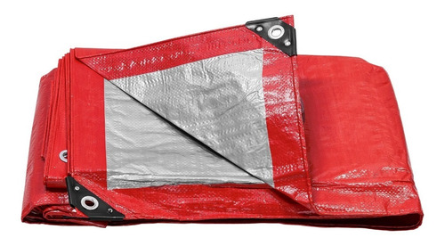 Lona 5 x 6 mts roja