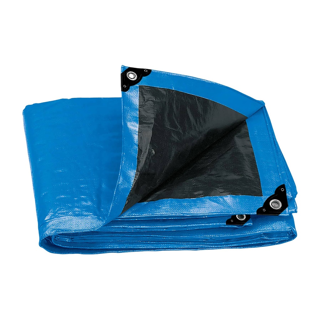 Lona reforzada 4 x 5 mts azul