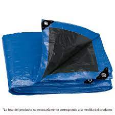 Lona reforzada 6 x 12 mts azul