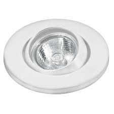 Luminario empotr.dirigible esferico blanco