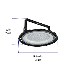 Luminario led tipo high bay de 150 w luz de día