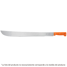 Machete estandar cacha naranja de 14"