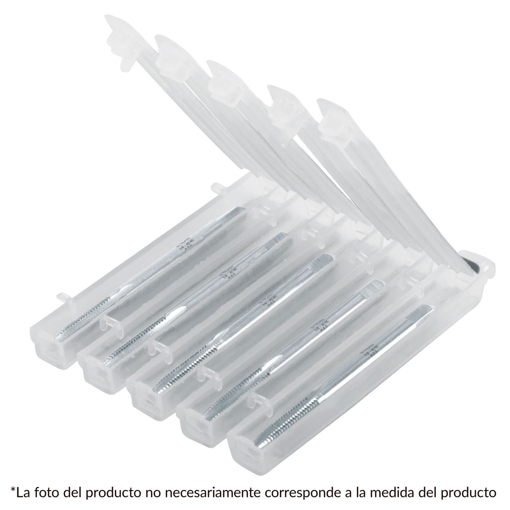 Machuelo semiconico de 3/8" x 16 cuerda gruesa