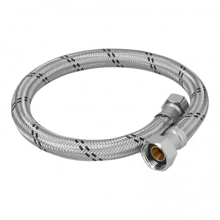 Manguera de aluminio 60 cm para boiler de 1/2" x 3/4"