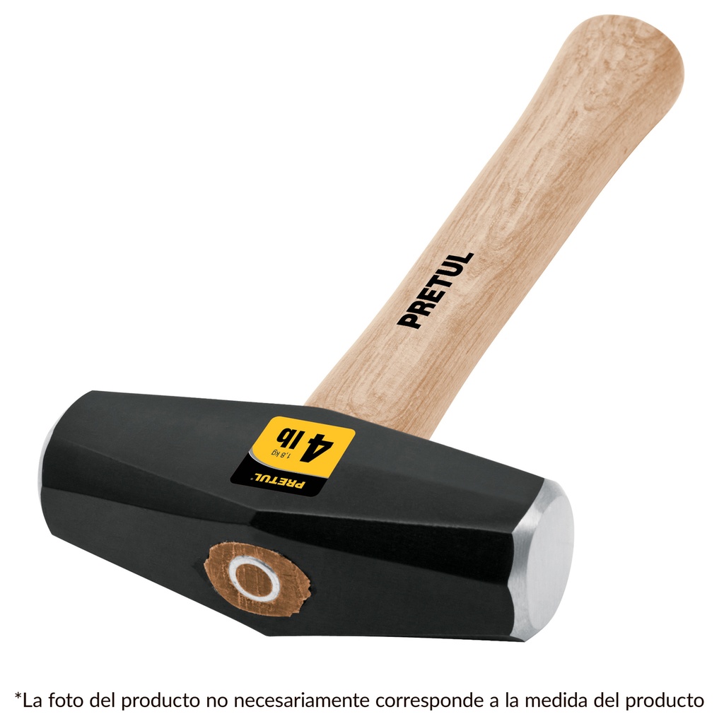 Marro de 2 lbs con mango de madera 10 3/4"