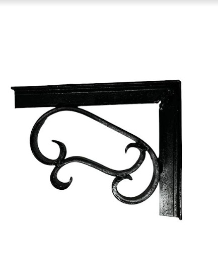 Mensula colonial 17 x 21 cm de tee de fierro