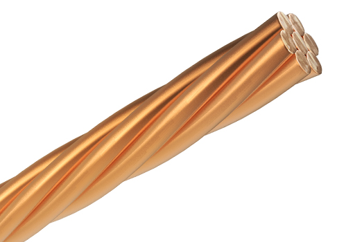 Metro de cable desnudo #12 awg