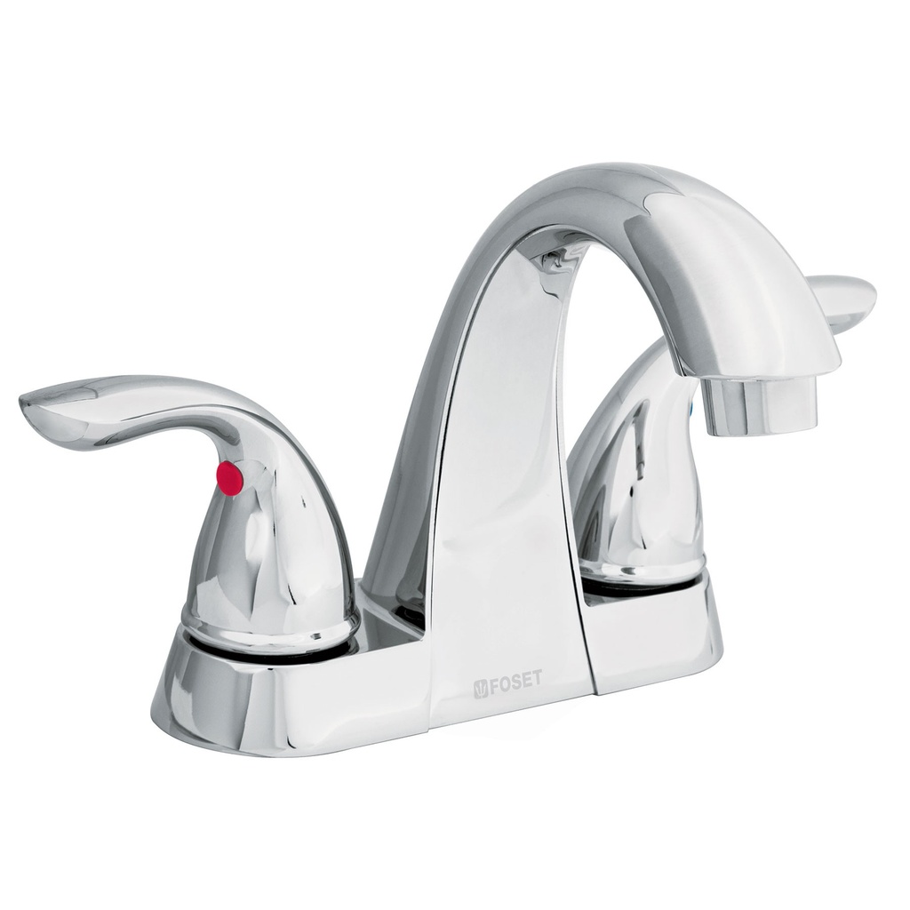 Mezcladora para lavabo cuello alto 4" aero