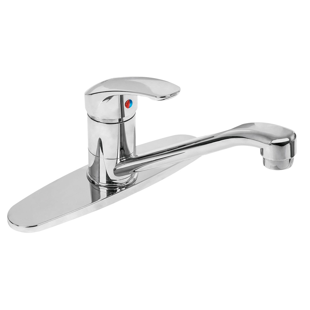 Monomando para fregadero de plástico cuello largo con maneral