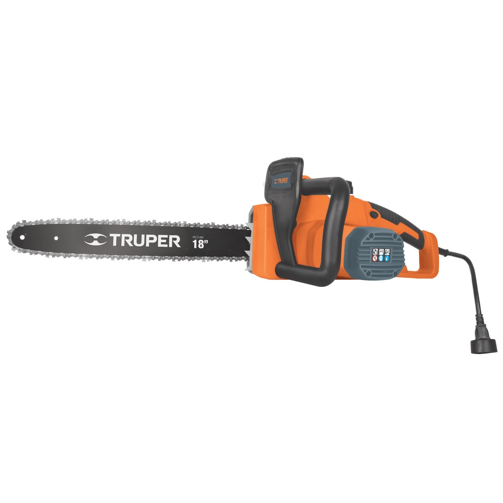 Motosierra de 1600 w electrica con barra de 18"
