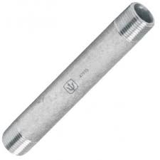 Niple galvanizado de 1 1/2" x 2"