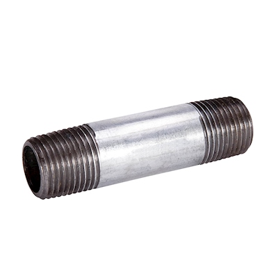 Niple galvanizado de 1 1/4" x 10"
