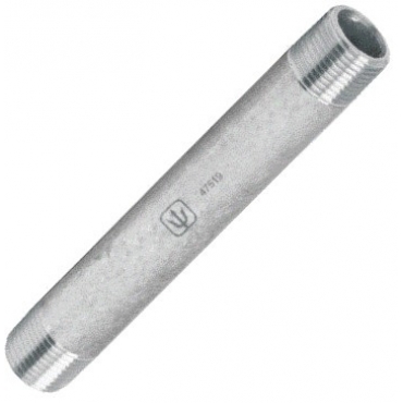 Niple galvanizado de 1/2" x 4"