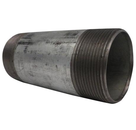 Niple negro de 4" x 10"