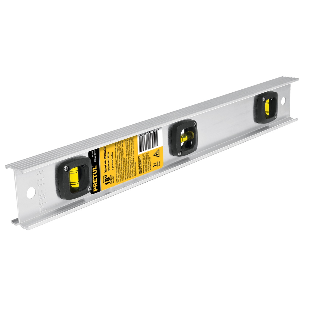 Nivel de aluminio de 24" sin protección