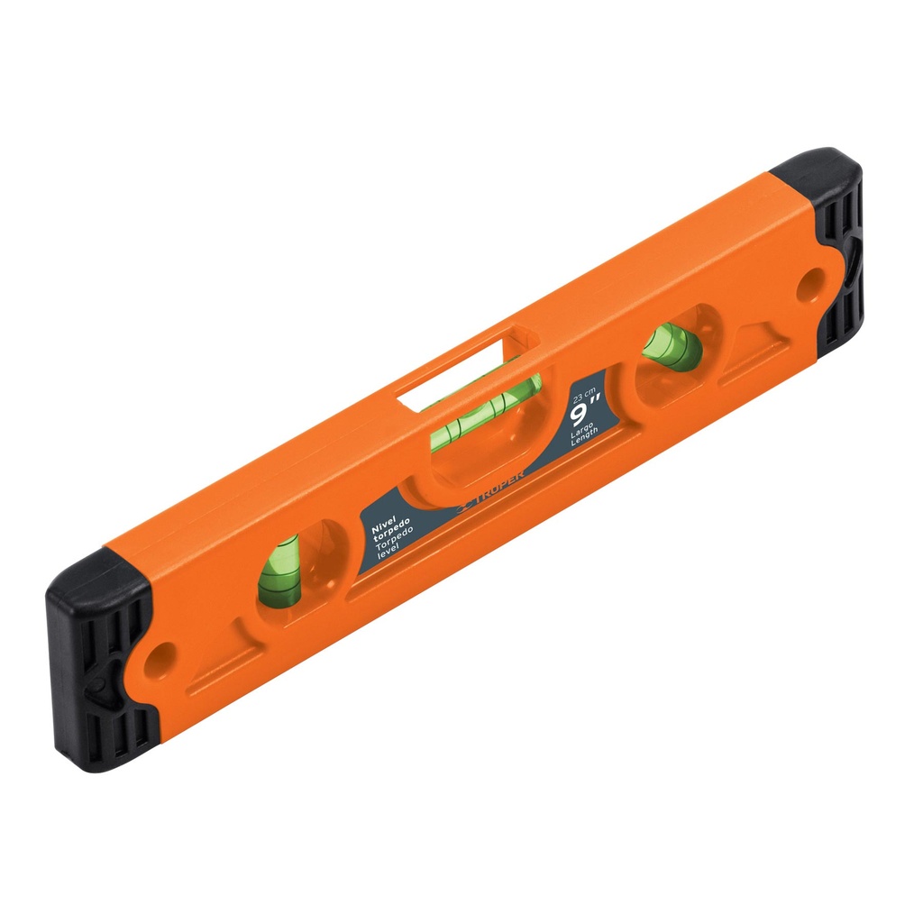 Nivel torpedo de abs de 9" magnetico