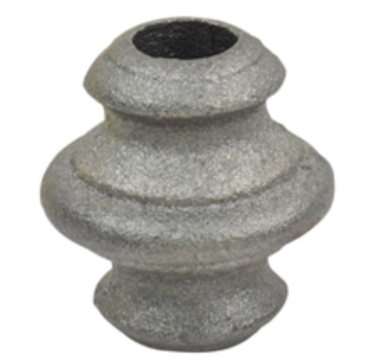 Nudo corto redondo de 1/2"