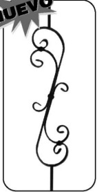 Panel vertical de 21.5 x 90 cm forma de "s"