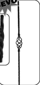 Panel vertical de 8 x 90 cm con 1 piña plana