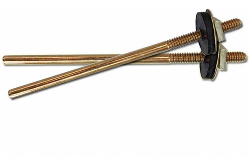 Paquete de 10 birlos para lamina 3/16" x 8" con accesorios