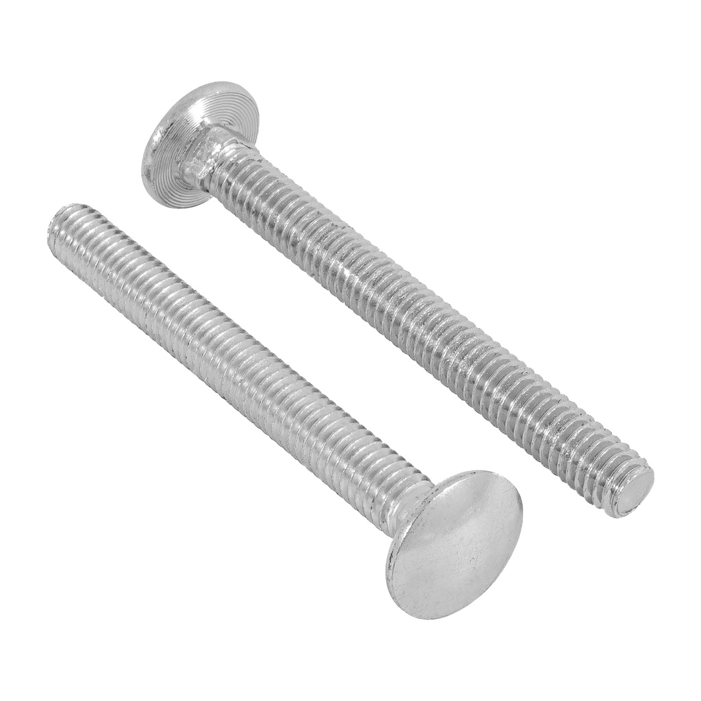 Paquete de 10 tornillos cabeza de coche 5/16"x3"