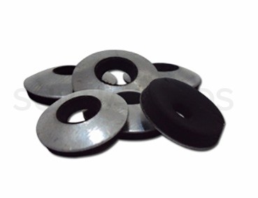 Paquete de 100 rondanas vulcanizadas de 1/4"