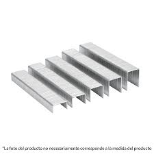 Paquete de 1000 grapas de 1/2" corona 10.7 mm