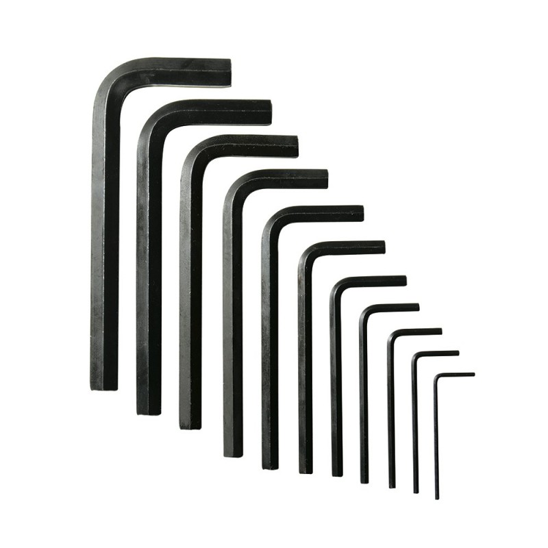 Paquete de 11 llaves hexagonal "l"