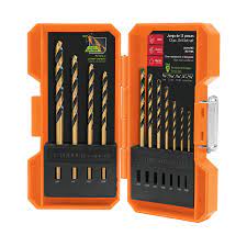 Paquete de 13 brocas hss para metal con estuche
