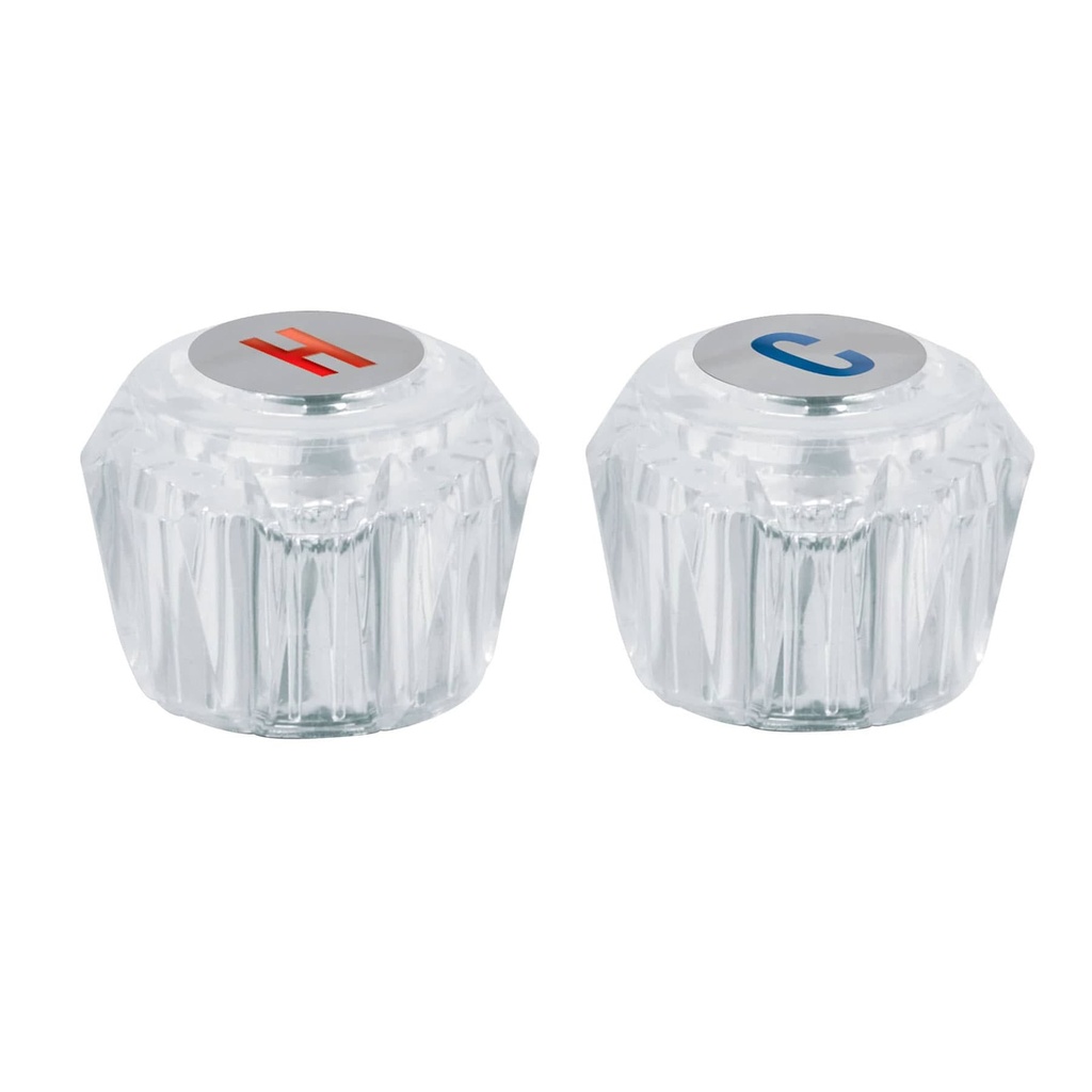 Paquete de 2 manerales para lavabo y freg.adero Acril