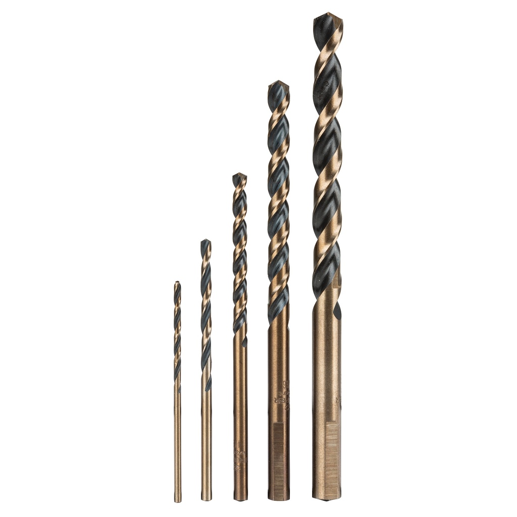 Paquete de 5 brocas hss para metal