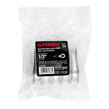 Paquete de 5 guardacabos para cable de acero de 1/2"