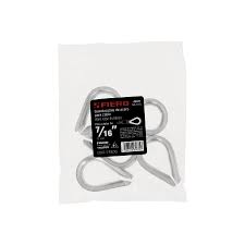 Paquete de 5 guardacabos para cable de acero de 7/16"