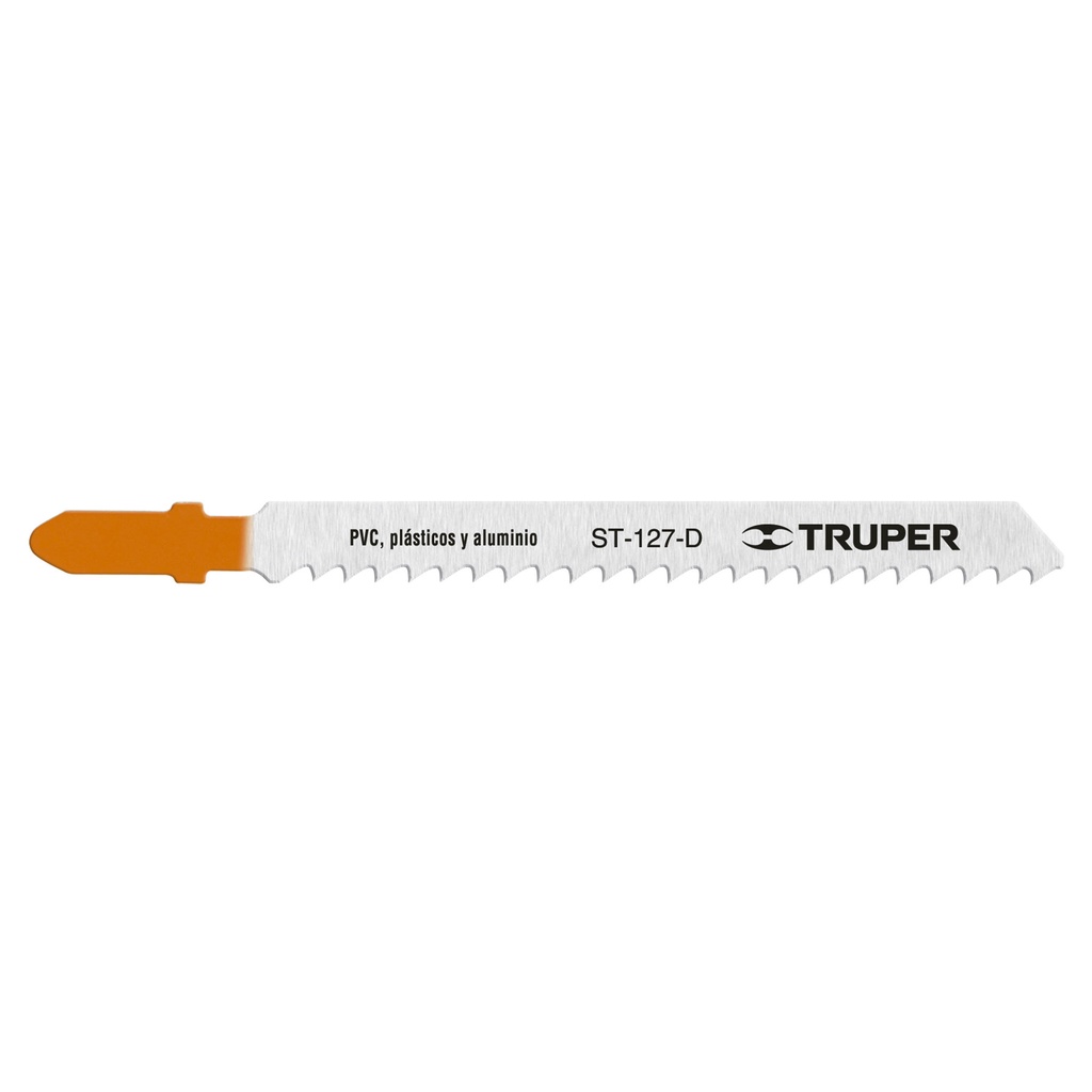 Paquete de 5 seguetas 8 DPP zanco en "T" corte recto para metal