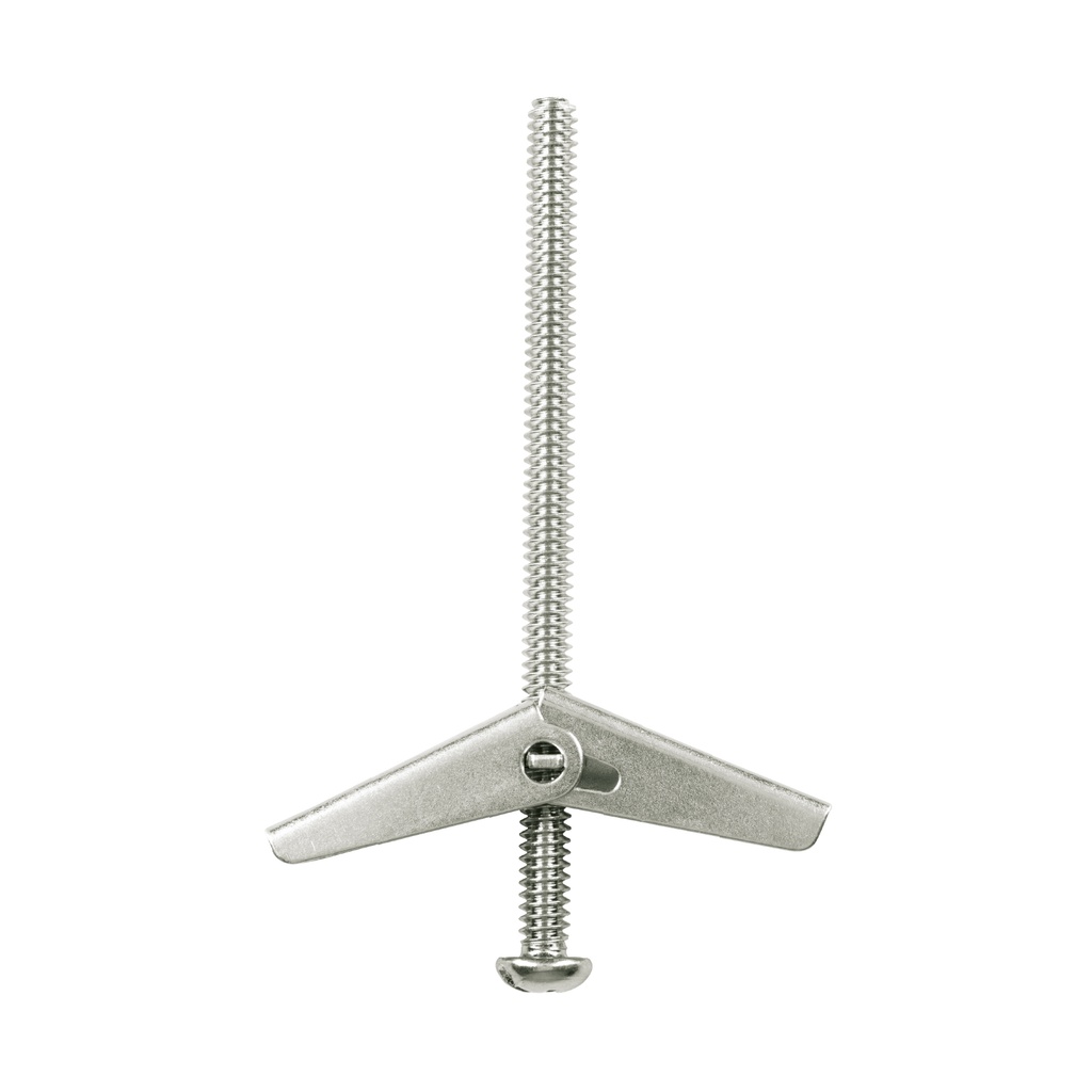 Paquete de 4 sujetadores tipo mariposa con tornillo 3/16"