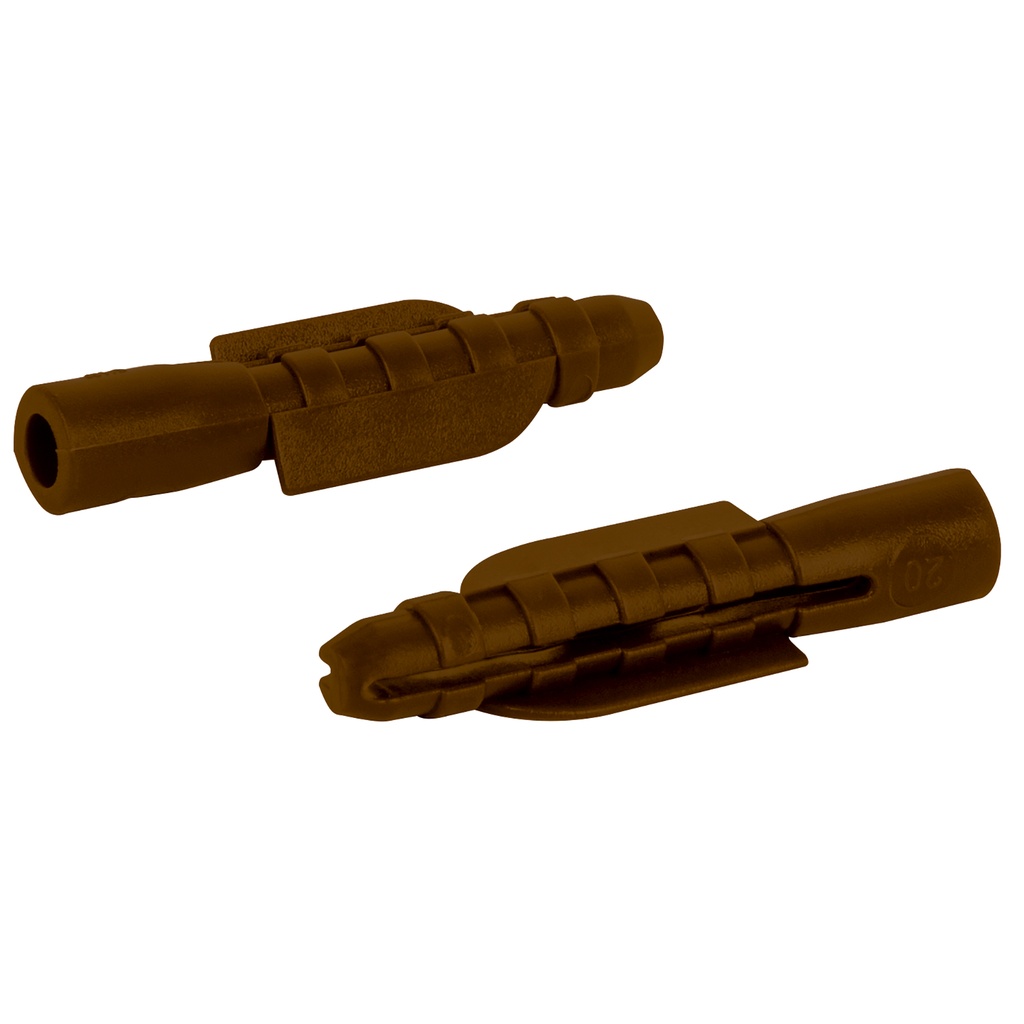 Paquete de 50 taquetes de plástico de 5/16"