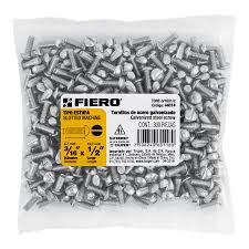 Paquete de 50 tornillos cabeza de gota 3/16" x 1/2"