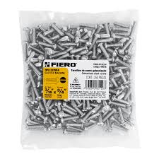 Paquete de 50 tornillos cabeza de gota 3/16" x 3/4"