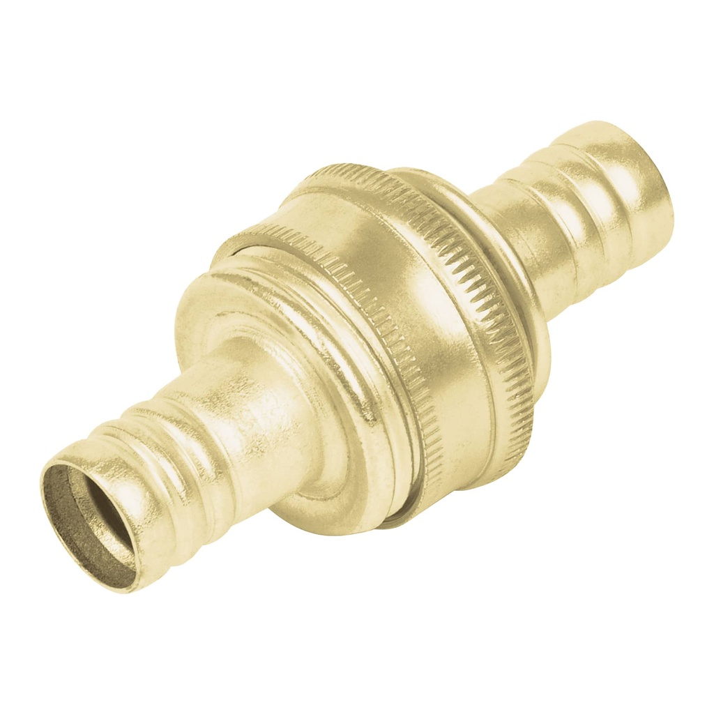 Par de conectores 1/2" macho hembra de latón laminado