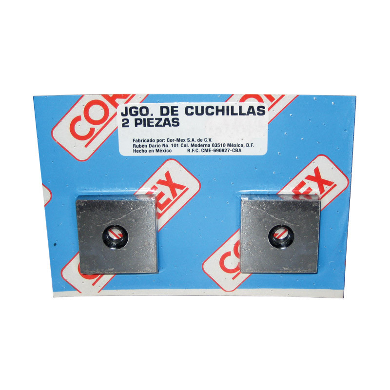 Par de cuchillas para corte Varilla 3/8"