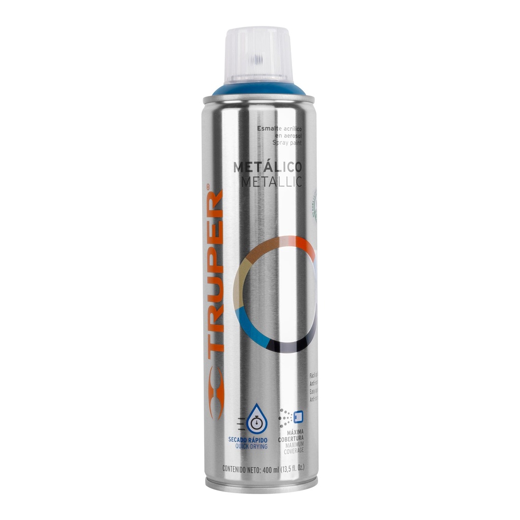 Pintura en aerosol de 400 ml azul metálico
