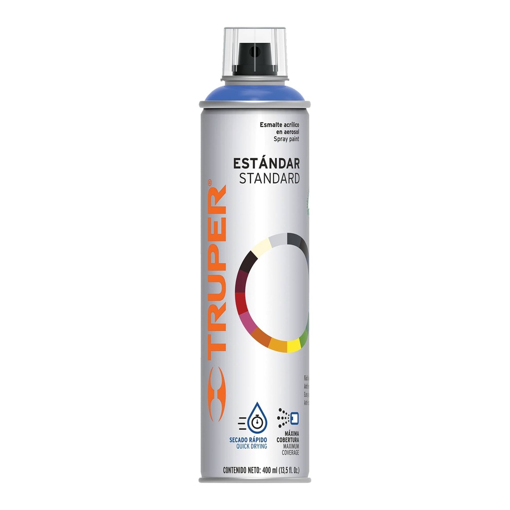 Pintura en aerosol de 400 ml blanco brillante