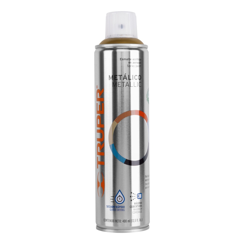 Pintura en aerosol de 400 ml oro metálico
