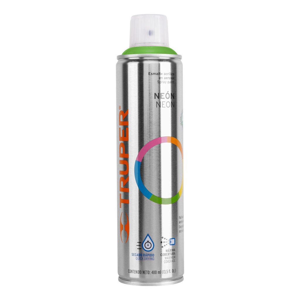 Pintura en aerosol de 400 ml verde neon