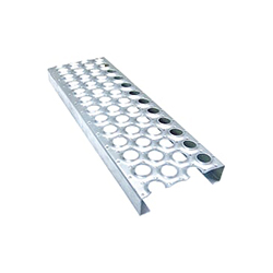 Piso antiderrapante redondo galvanizado 6" x 2.90 mts C-14