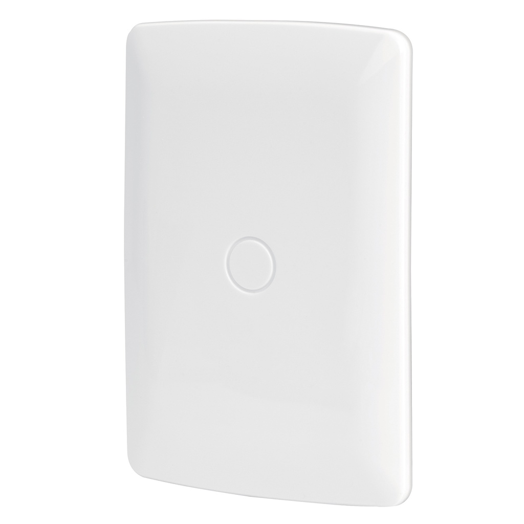 Placa ciega color blanco italiana