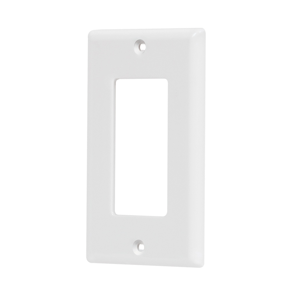 Placa de 1 modulo color blanco classic